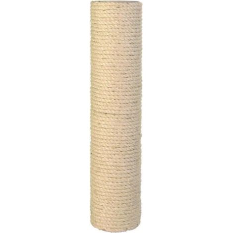 Poteau en sisal, diamètre 9 cm, longueur 40 cm, remplacement du tronc d'arbre, arbre à chat durable, utilisé pour remplacer l'arbre à chat (1/5)
