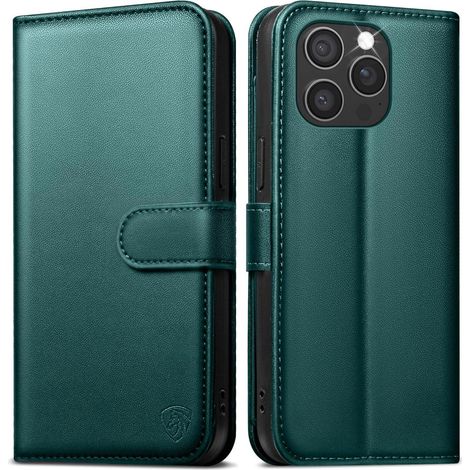 Handyhülle iPhone 16 ProMax Klapphülle 6 Für iPhone 16 Pro Max Grün (1/5)