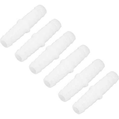 Connecteur De Tuyau - 6mm Droit égal - Pour Pompe Et Irrigation - Lot De 10 Pièces (1/5)