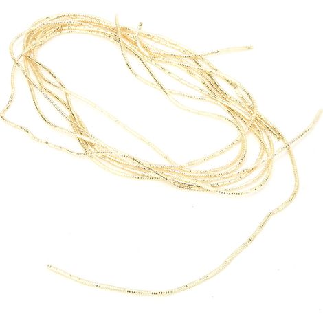 Stickgarn aus Kupferdraht, glänzend, 1,5 mm Durchmesser, Handarbeit, DIY-Faden, goldfarben (1/5)