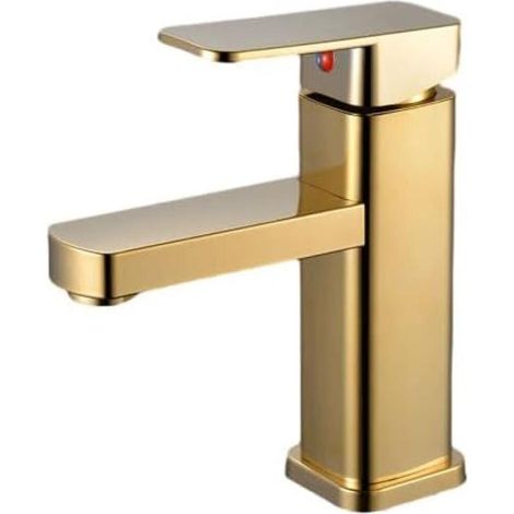 Grifería de baño - Grifos de lavabo - Mezcladores de agua fría/caliente - Grifos de lavabo - Oro (1/5)