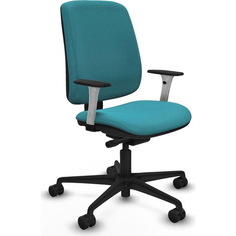 Silla de oficina piqueras y crespo Alares turquesa plástico espuma (1/2)