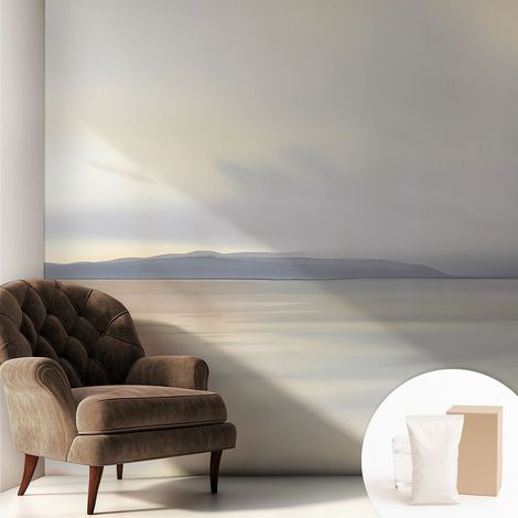 Carta Da Parati Non Tessuto - Decorazione Da Muro - Traspirante - Con Motivo - Per Camera Da Letto Cucina Paesaggio armonioso 250x250 cm (1/5)