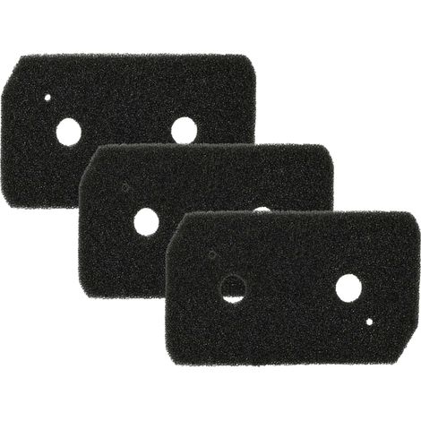 vhbw 3x Schaumstofffilter kompatibel mit Bosch SelfCleaning Condenser WTH85200GB/04, WTW845E0/03 Wäschetrockner - Ersatzfilter-Set