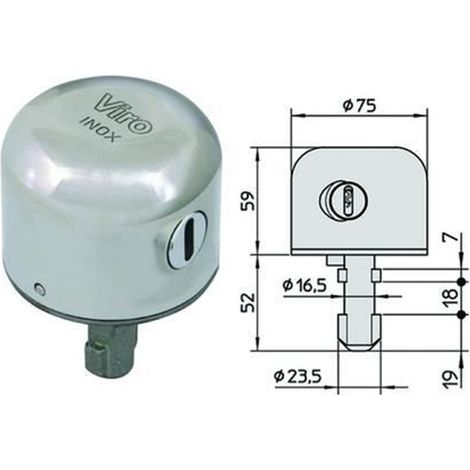 LUCCHETTO BLOCCASERRANDA CUFFIA IN ACCIAIO INOX 4221.500 FER 410892