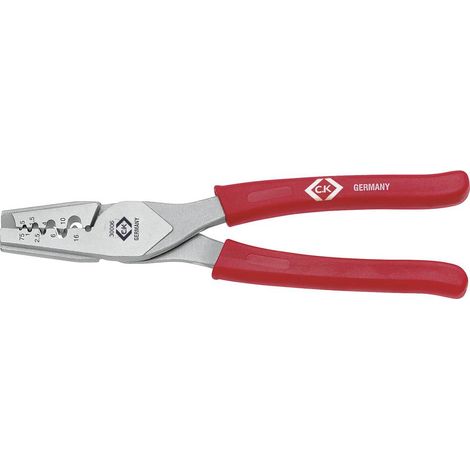 C.K 430006 Pince à sertir pour embouts de câble 0.5 à 16 mm² (1/2)