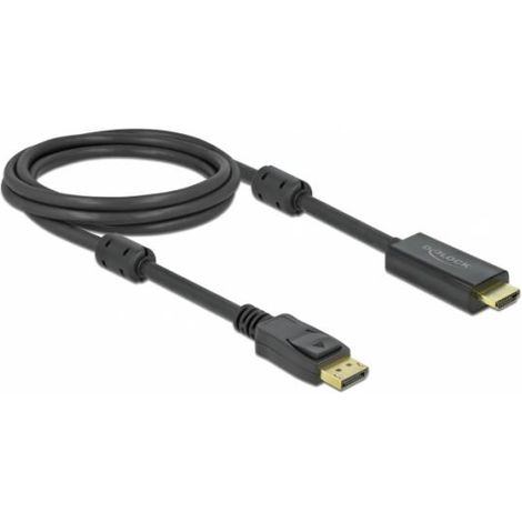 Delock Cavo attivo da DisplayPort 1.2 a HDMI 4K 60Hz 2m