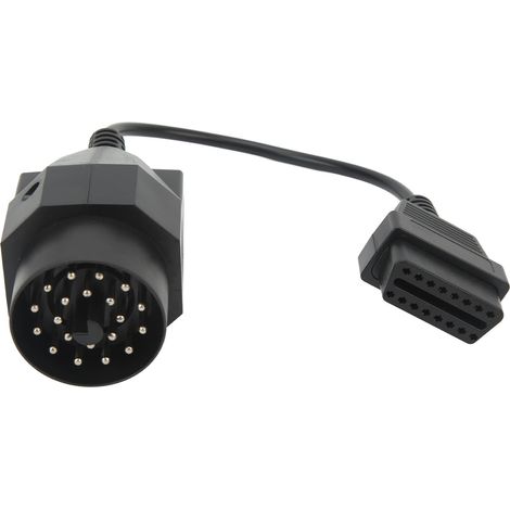 Câble adaptateur OBD II 20 broches vers connecteur OBD2 rond pour outil de diagnostic (1/5)