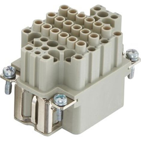 HARTING Han 55DDD Buchseneinsatz (F) Crimpanschluss, 55-polig+PE 250V, 10A - 1 Stück
