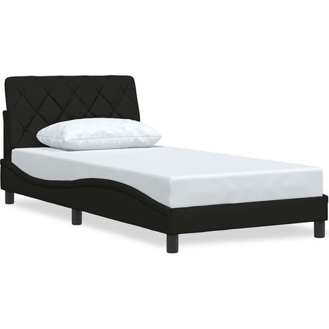 Maison Exclusive - Giroletto senza Materasso Nero 100x200 cm in Tessuto (1/5)