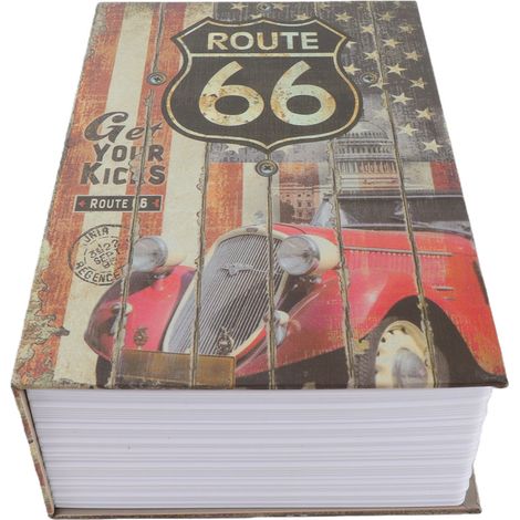 Coffre-fort secret de livre de dictionnaire, boîte de sécurité pour argent, espèces, bijoux, serrure (Type de rêve américain) (1/5)