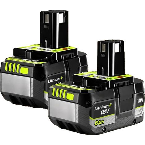 Batteria di ricambio, 18 V, capacità 8000 mAh, 2 batterie da 8,0 Ah (1/2)