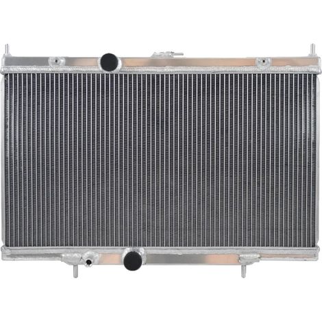 Radiador de aleación de aluminio, ajuste estándar, Nissan Sentra 2007-2012, diseño ligero, mayor eficiencia de refrigeración. (1/4)