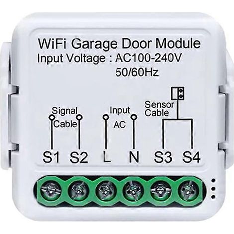 Tuya WLAN-fähiger Garagentoröffner mit Sprachsteuerung per App für Garagentormodul/Rollschalter (1/5)