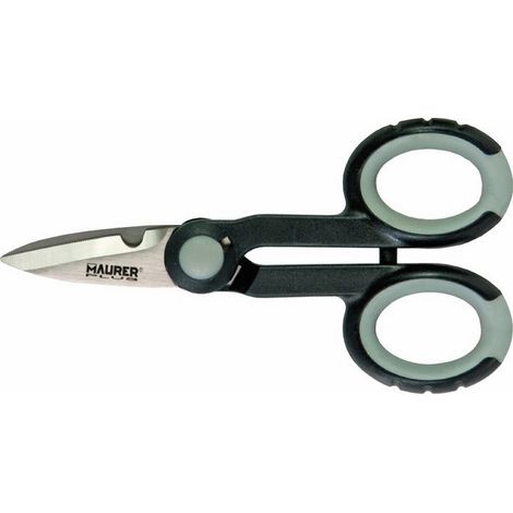 Forbice Forbici da Elettricista Lame Dritte TITANIO Bimateriale Microdentate