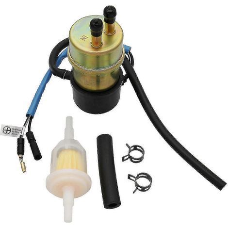 Pompe à carburant électrique 12 V 2025 pour Kawasaki Mule 1000 2500 2510 2520 3000 3010 3010 4X4 3020. Remplace 490401055 KAF620 (entrée/sortie 8 mm). (1/5)