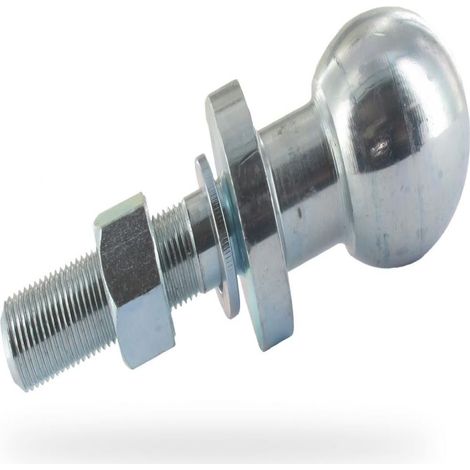 Boule Attelage - Diamètre 50 mm - Hauteur Sous Boule 70 mm - Filetage M19 - Pour Remorque et Charrue - 1 Pièce