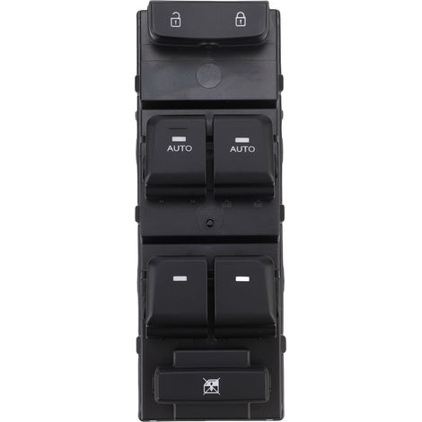 93570 C1010 Interruttore principale alzacristalli elettrici, comando di ricambio lato guidatore sinistro per Sonata 2015 – 2019, nero.