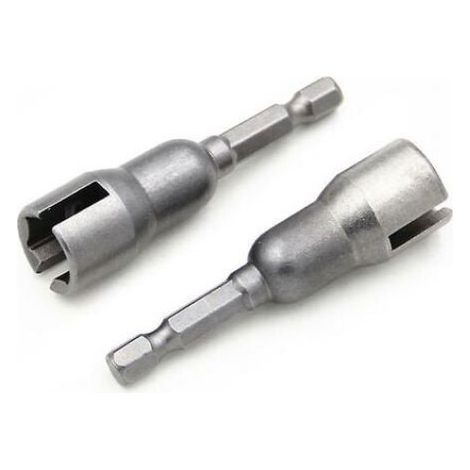Tournevis À Écrou Papillon - Embout Douille 13 mm - Pour Installation De Stores, Panneaux, Lampes Et Guirlandes - 65 mm - 2 Pièces (1/5)