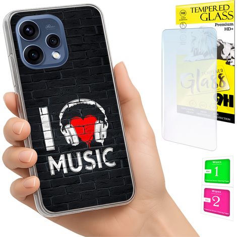 Funda para Oppo Reno 15 5G con cubierta para foto y tapa trasera + cristal 9H (1/5)