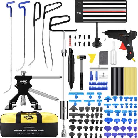 Kit de reparación de abolladuras sin pintura, fácil de usar, eficaz para pequeñas abolladuras, Kit-1 QK0248UK (1/2)