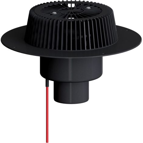 Dallmer SuperDrain Dachablauf 62 H, DN 90, FPO-PP, 671516 (1/2)
