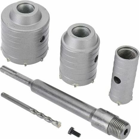 Tigrezy - Brocas de corona SDS Plus para hormigón, cemento, piedra y pared (65 mm, 50 mm y 30 mm) (1/5)