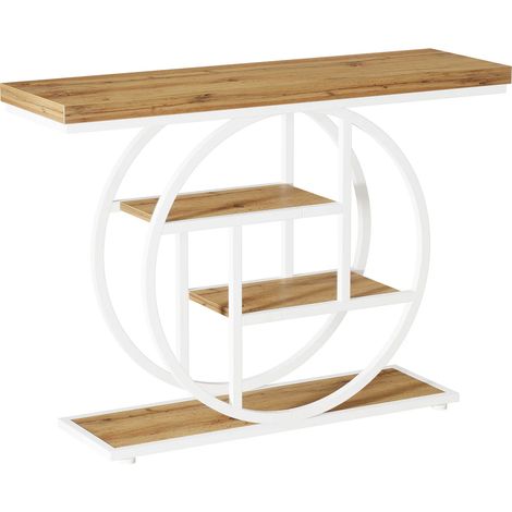 Table console chic d'entrée, console, table basse à 4 niveaux, table d'entrée, meuble TV (1/5)