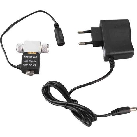 BelleRise - Électrovanne CO2 silencieuse 12 V – W00-05B-EU – Double sortie 4×6 mm M10×1 – pour aquarium planté (1/5)