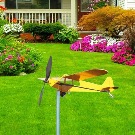 Banderuola segnavento da giardino per esterni, banderuola segnavento per aerei, adatta per cortili e giardini (di grandi dimensioni) (1/4)