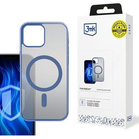 Apple iPhone 15 Plus – 3mk Frosty MagCase Blau