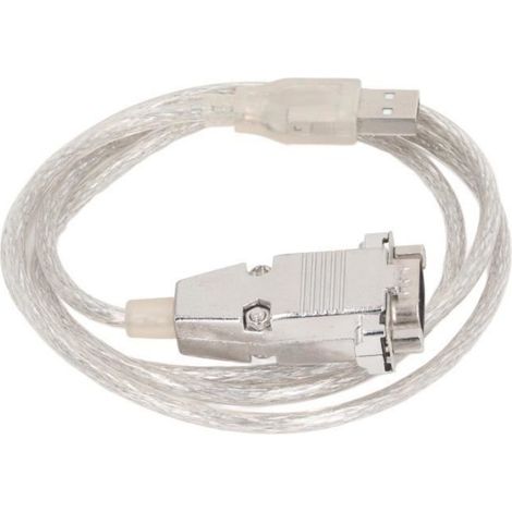 Adaptateur USB vers Série RS232 - Vvikizy - 1m - Plug and Play - Large Compatibilité - Argent (1/4)