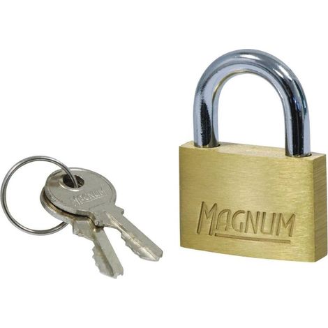 Cadenas corps laiton 30mm anse acier 2 clés - blister