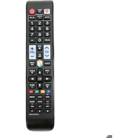 Télécommande - Pour TV Samsung Série ES6100 UN40ES6100 UN46ES6100 UN55ES6100 UN60ES6100 - Noir - ABS - 1 Pièce (1/5)