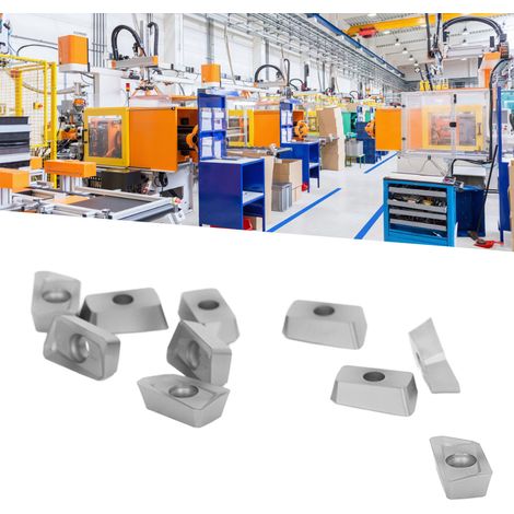 10 CNC-Fräseinsätze mit schwarzer Beschichtung, Dreheinsätze, Hartmetalleinsätze APMT1135PDER-M2 (1/5)