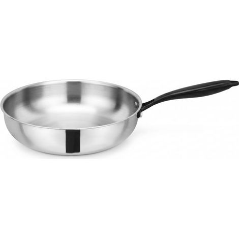 Wok 28cm acier inoxydable Triply Arthur Martin AM3578 (1/5)