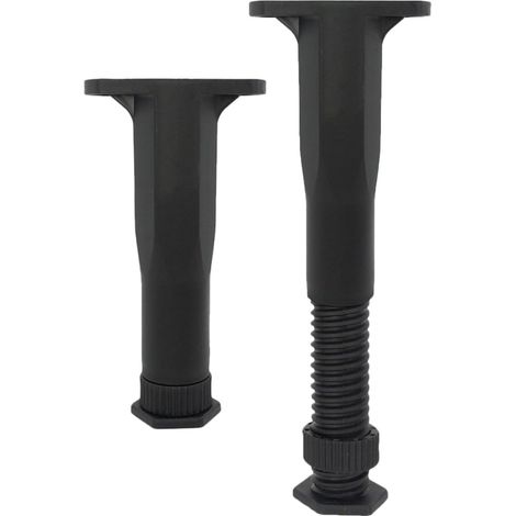 2 pièces Pied de Lit Réglable Support Central Robuste Jambes de Cadre de Lit Stables et Durables Accessoires de Meubles pour Sommiers à Lattes Lot (1/5)