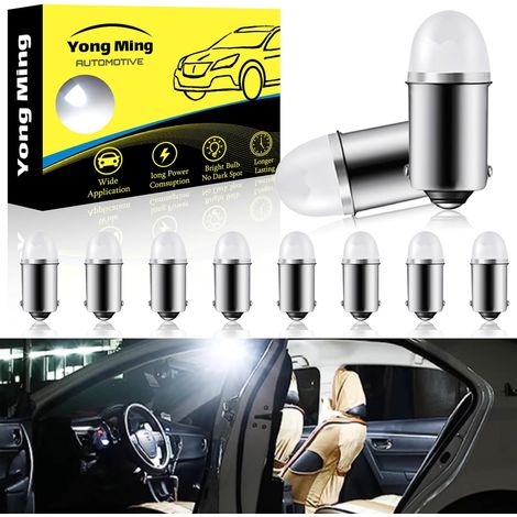 Ampoule LED Voiture BA9S H6W T4W Bleu 3030 SMD 12V 10PCS (1/5)