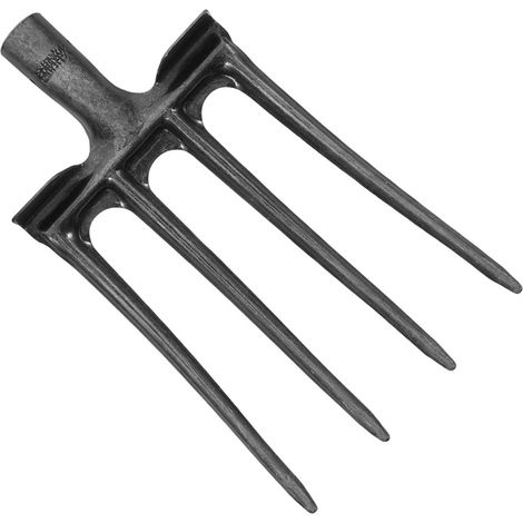 Garfo De Escavação De Aço Com Quatro Dentes, Ferramenta