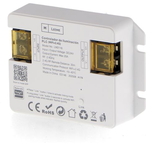 IluminaShop - Controlador PLC Master Smart Garden 24V WiFi+24GHz IP20