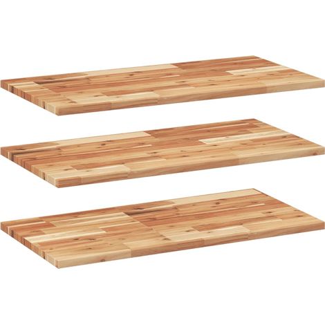 Étagères murales 3 pcs,Étagère flottante 60x40x2 cm acacia massif à l'huile CFW23217 (1/5)