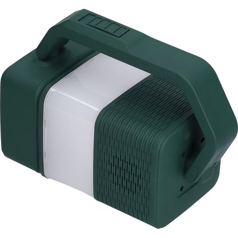Lampe de camping multifonctionnelle pour tente, lampe torche USB avec haut-parleur et lampe d'urgence pour éclairage extérieur (verte) (1/5)