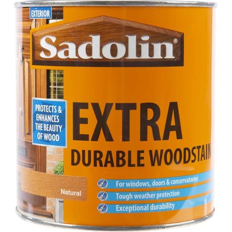 Sadolin 5028578 Extra Durable Woodstain Natural 1 litre SAD5028578