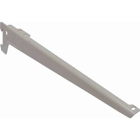REGGIMENSOLE A 2 GANCI ANGOLATE - 18 CM. - ALLUMINIO BIANCO