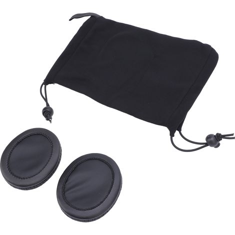 Capuche apaisante pour chien, cache-oreilles silencieux, protection des oreilles, soulagement de l'anxiété, réduction du bruit, idéale pour le toilettage et le séchage rapide, noire, taille XL, tour d (1/5)