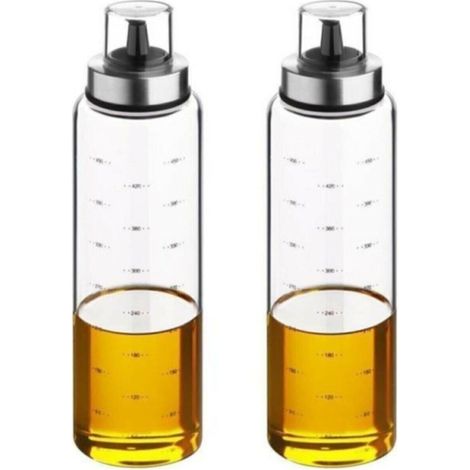 Juego de dispensador de aceite Set Transparente