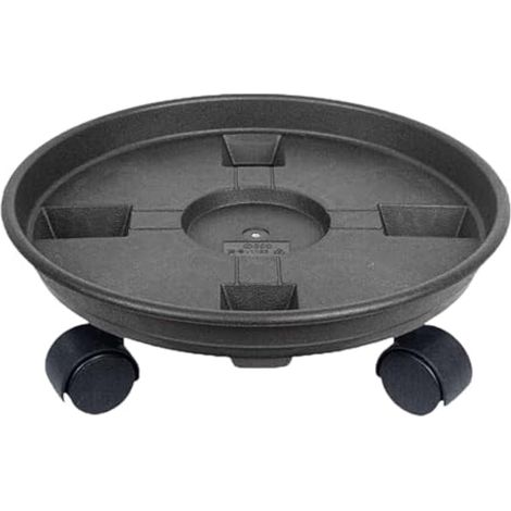 Soucoupe pour Plantes, Support Roulant pour Plantes avec Roues, Rouleaux de déplacement de Pot Ronds pour Balcon, intérieur et extérieur, 36CM (1/5)