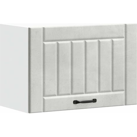 vidaXL Pensile da Cucina Lucca Grigio Cemento in Legno Multistrato