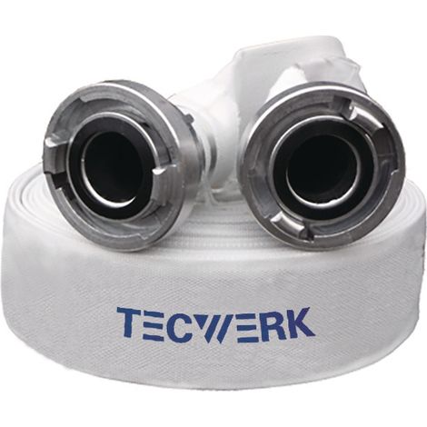 Tuyau industriel/de construction ID 50mm L.20m blanc TECWERK (1/2)