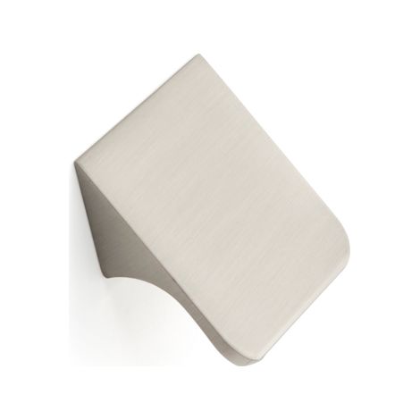 Asa de aluminio con acabado níquel satinado, dimensiones:42x37x19mm y entrepuntos:32mm - (1/5)